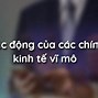 Cách Tính Y Trong Kinh Tế Vĩ Mô